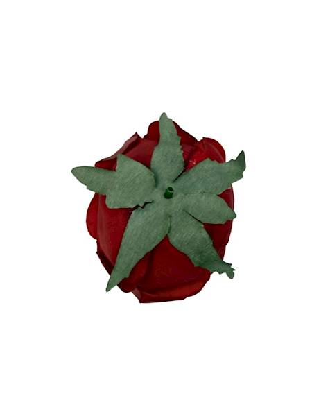 Róża główka 8 cm czerwona