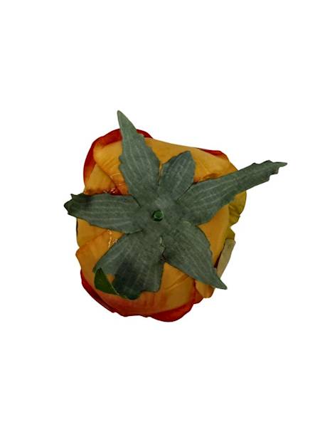 Róża główka 8 cm pomarańcz