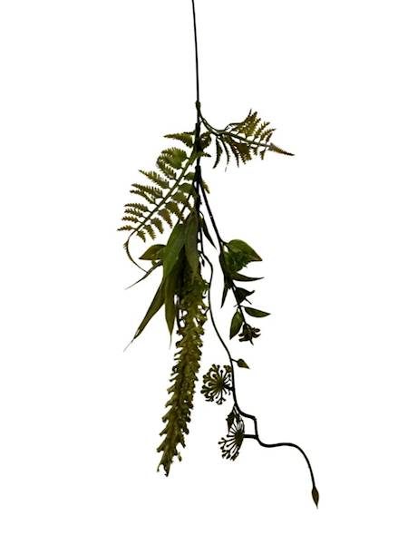 Dodatek jesienny gałązka 50 cm zielony