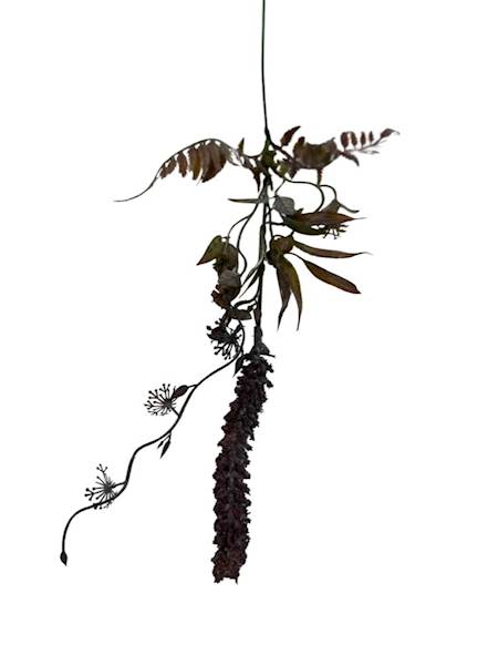 Dodatek jesienny gałązka 50 cm fiolet