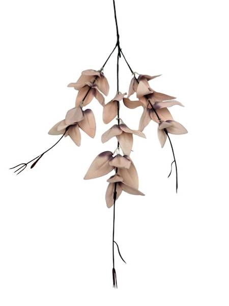 Ruskus gałązka 67 cm pudrowy róż