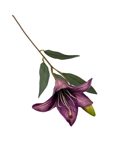 Lilia gałązka 50 cm fiolet i róż