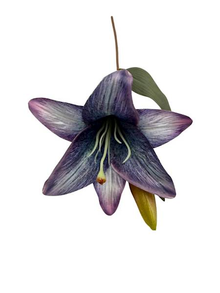 Lilia gałązka 50 cm fiolet i niebieski