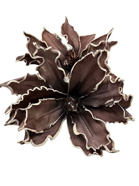 Magnolia kwiaty z pianki brąz