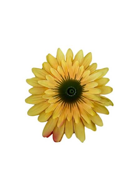 Gerbera główka 10 cm żółta