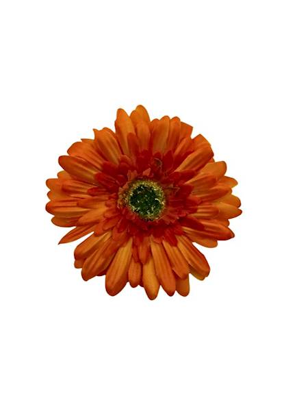 Gerbera główka 10 cm pomarańczowa