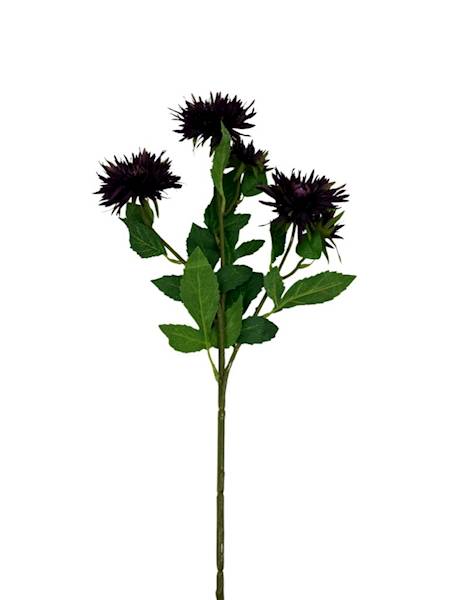 Aster gałązka 72 cm bakłażanowy