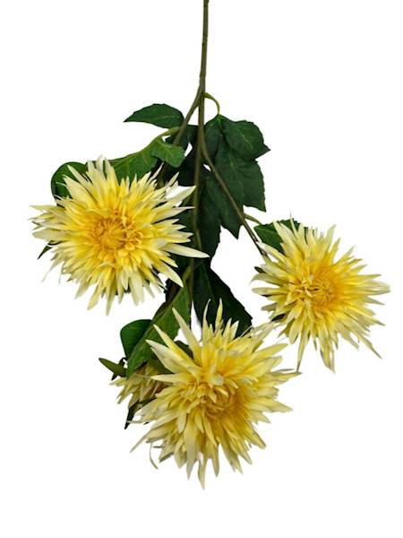 Aster gałązka 72 cm żółty