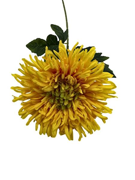 Chryzantema gałązka 72 cm żółta