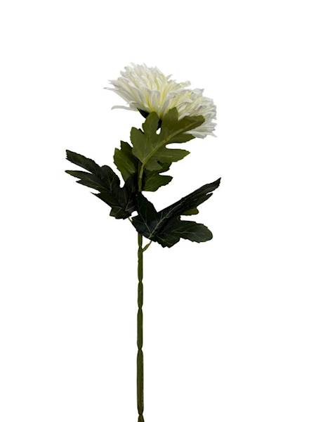 Chryzantema gałązka 72 cm krem, jasna zieleń i róż