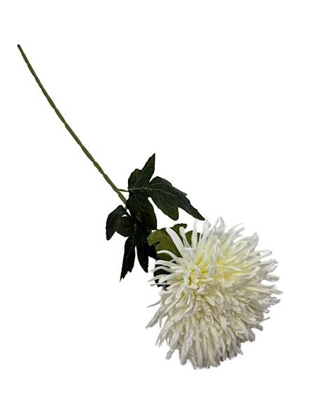 Chryzantema gałązka 72 cm krem