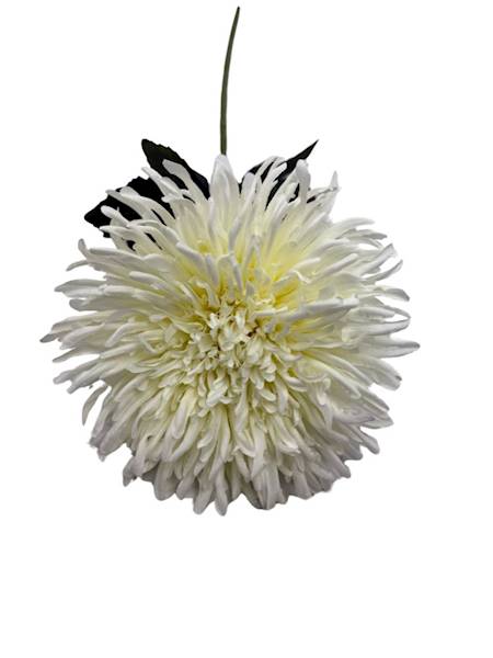 Chryzantema gałązka 72 cm krem