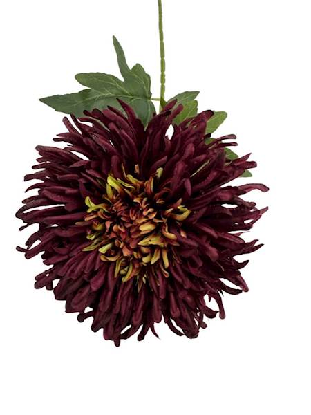 Chryzantema gałązka 72 cm bordo