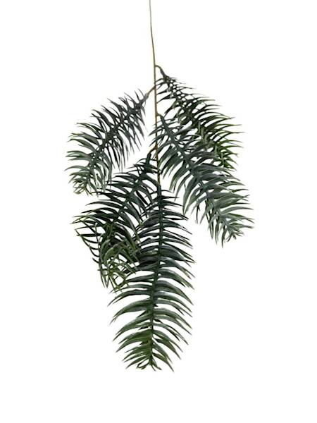 Dodatek gałązka 52 cm zielony bielony