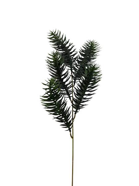 Dodatek gałązka 52 cm szaro zielony