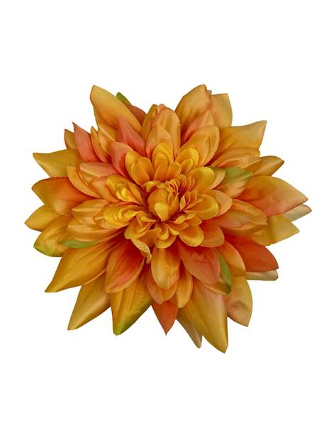 Dalia główka XXL 28 cm pomarańczowa