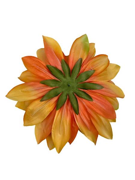 Dalia główka XXL 28 cm pomarańczowa