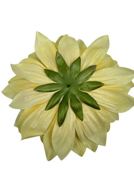 Dalia główka XXL 28 cm jasny żółty