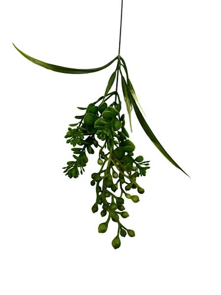 Dodatek kulki gałązka 45 cm zielony