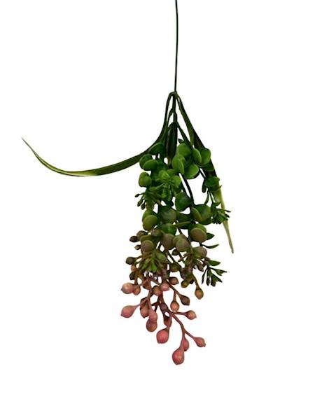 Dodatek kulki gałązka 45 cm jasny róż