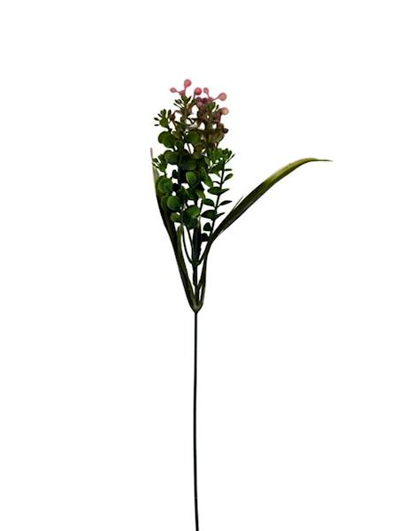 Dodatek kulki gałązka 45 cm jasny róż