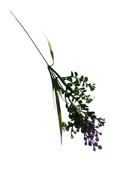 Dodatek kulki gałązka 45 cm fiolet