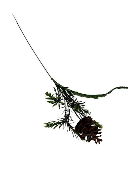 Dodatek szyszka 44 cm brąz