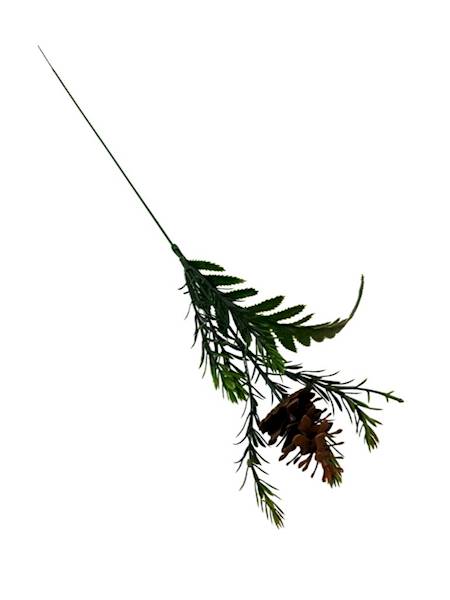 Dodatek szyszka 44 cm jasny brąz