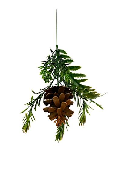 Dodatek szyszka 44 cm jasny brąz