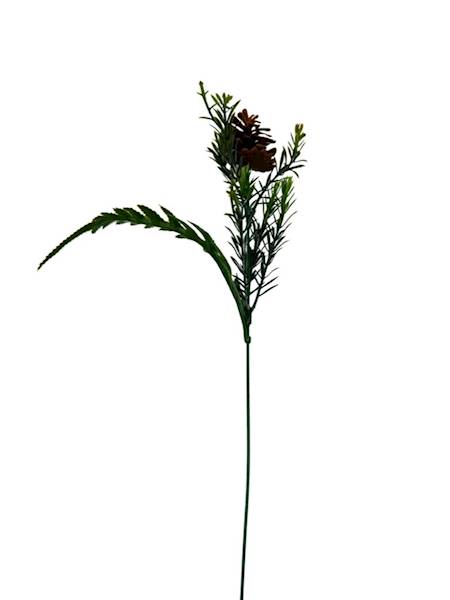 Dodatek szyszka 44 cm jasny brąz