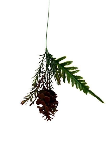 Dodatek szyszka 44 cm bordo