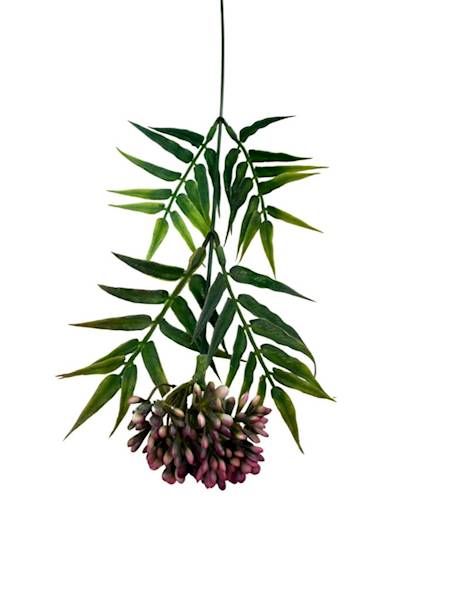 Dodatek gałązka 54 cm róż