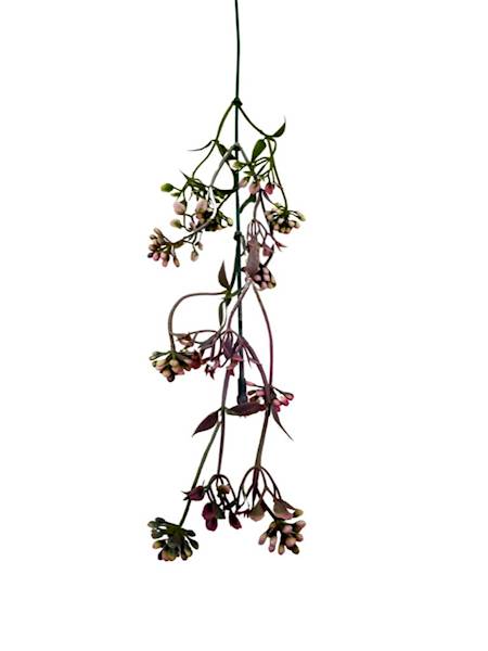 Dodatek gałązka 55 cm różowy