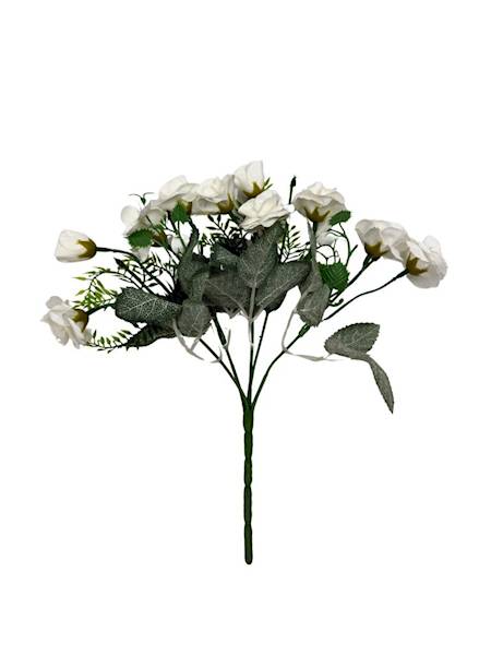 Bukiet białe rózyczki 28 cm