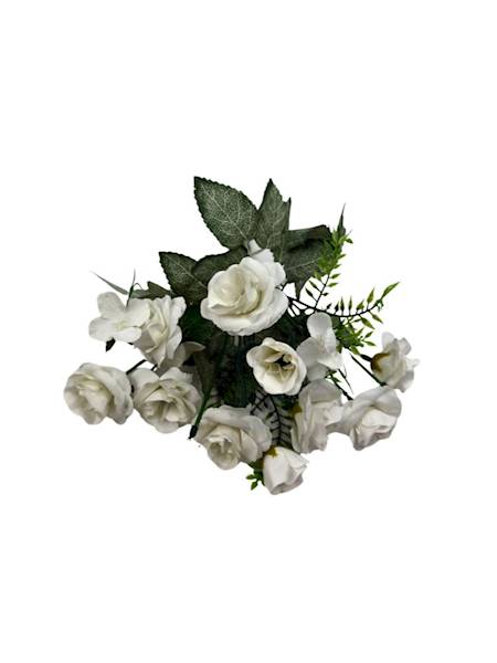Bukiet białe rózyczki 28 cm
