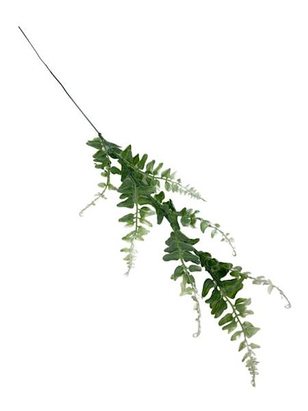 Paproć gałązka 60 cm biało zielona