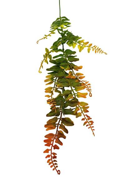 Paproć gałązka 60 cm pomarańczowa