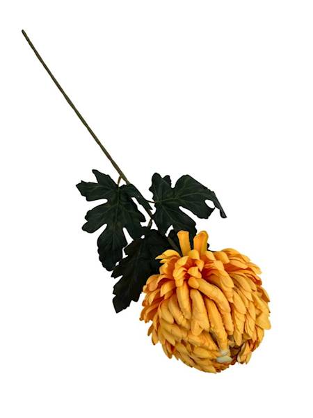 Chryzantema gałązka 74 cm żółta