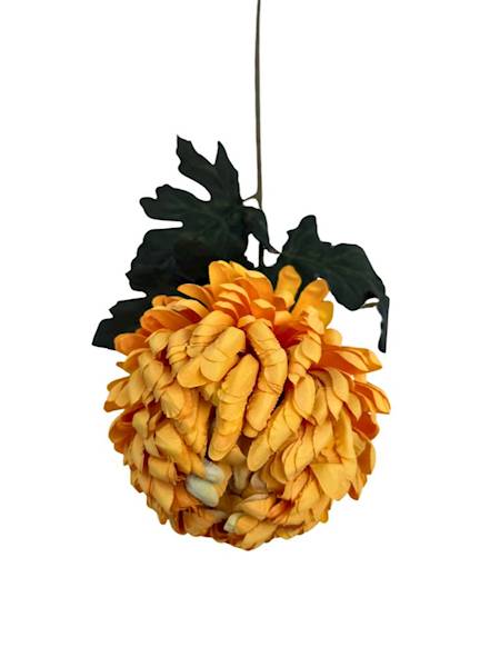 Chryzantema gałązka 74 cm żółta