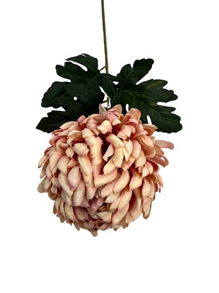 Chryzantema gałązka 74 cm pudrowy róż