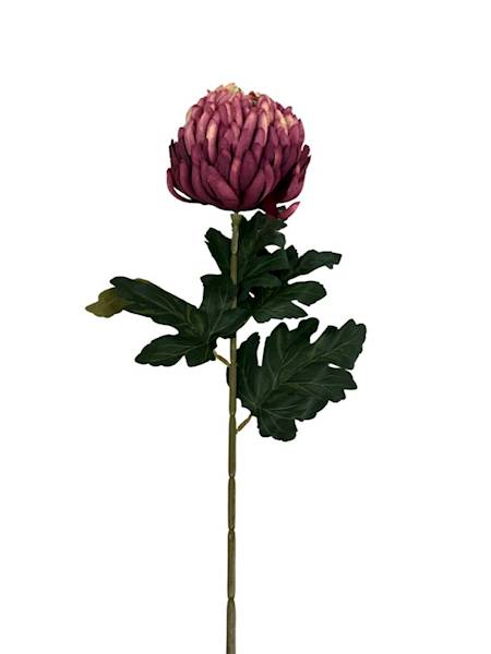 Chryzantema gałązka 74 cm bordowa