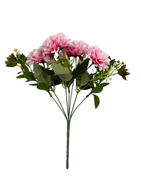 Bukiet cynia 32 cm różowy