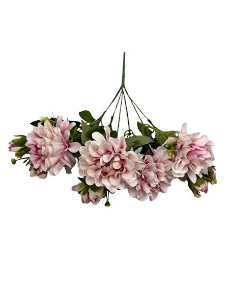 Bukiet cynia 32 cm delikatny róż