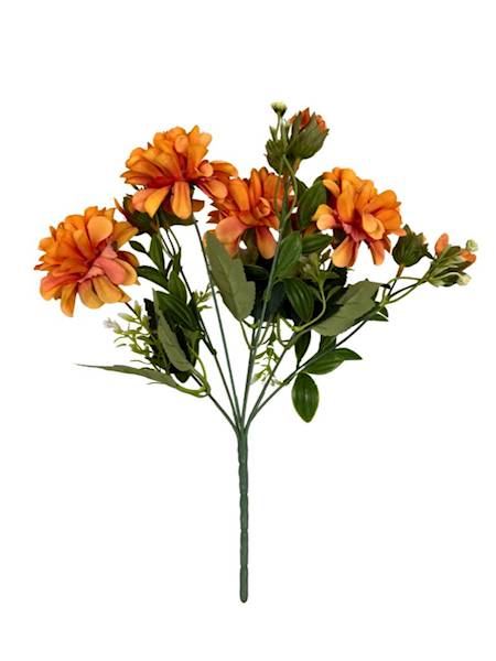 Bukiet cynia 32 cm pomarańczowy