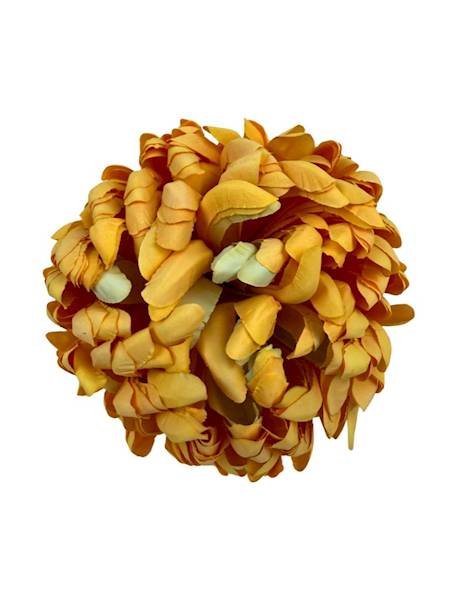 Chryzantema główka 13 cm żółta
