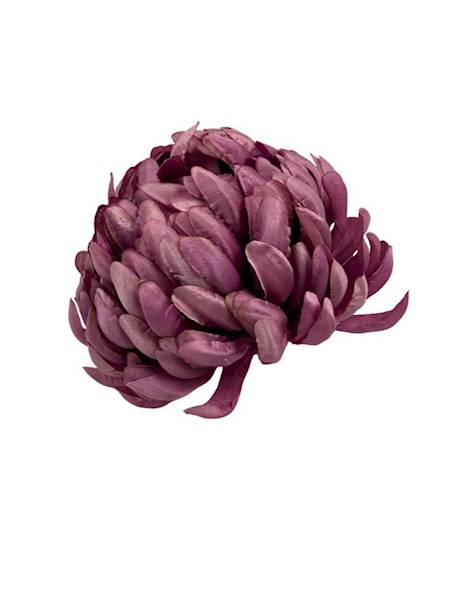 Chryzantema główka 11 cm brudny róż / fiolet