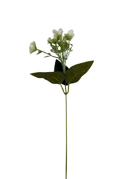 Dodatek kwiatuszki 38 cm biały