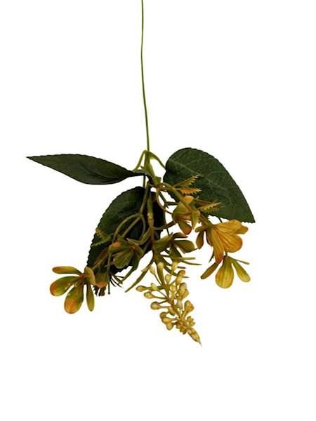 Dodatek kwiatuszki 38 cm żółty