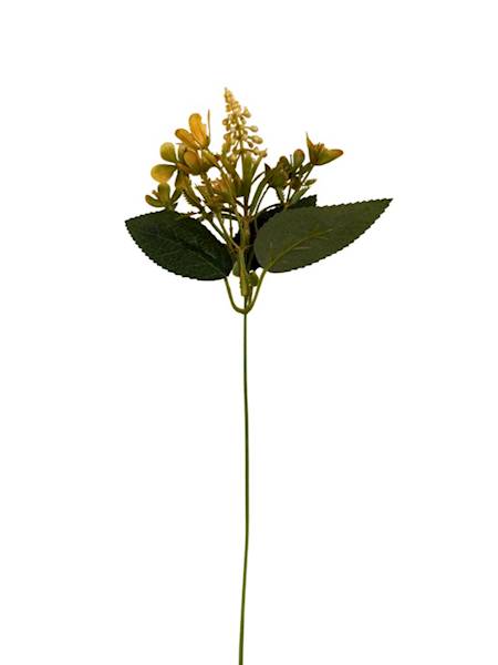 Dodatek kwiatuszki 38 cm żółty