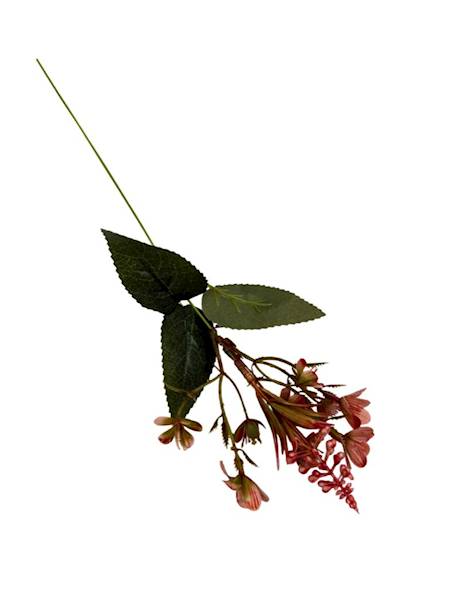 Dodatek kwiatuszki 38 cm pomarańczowy